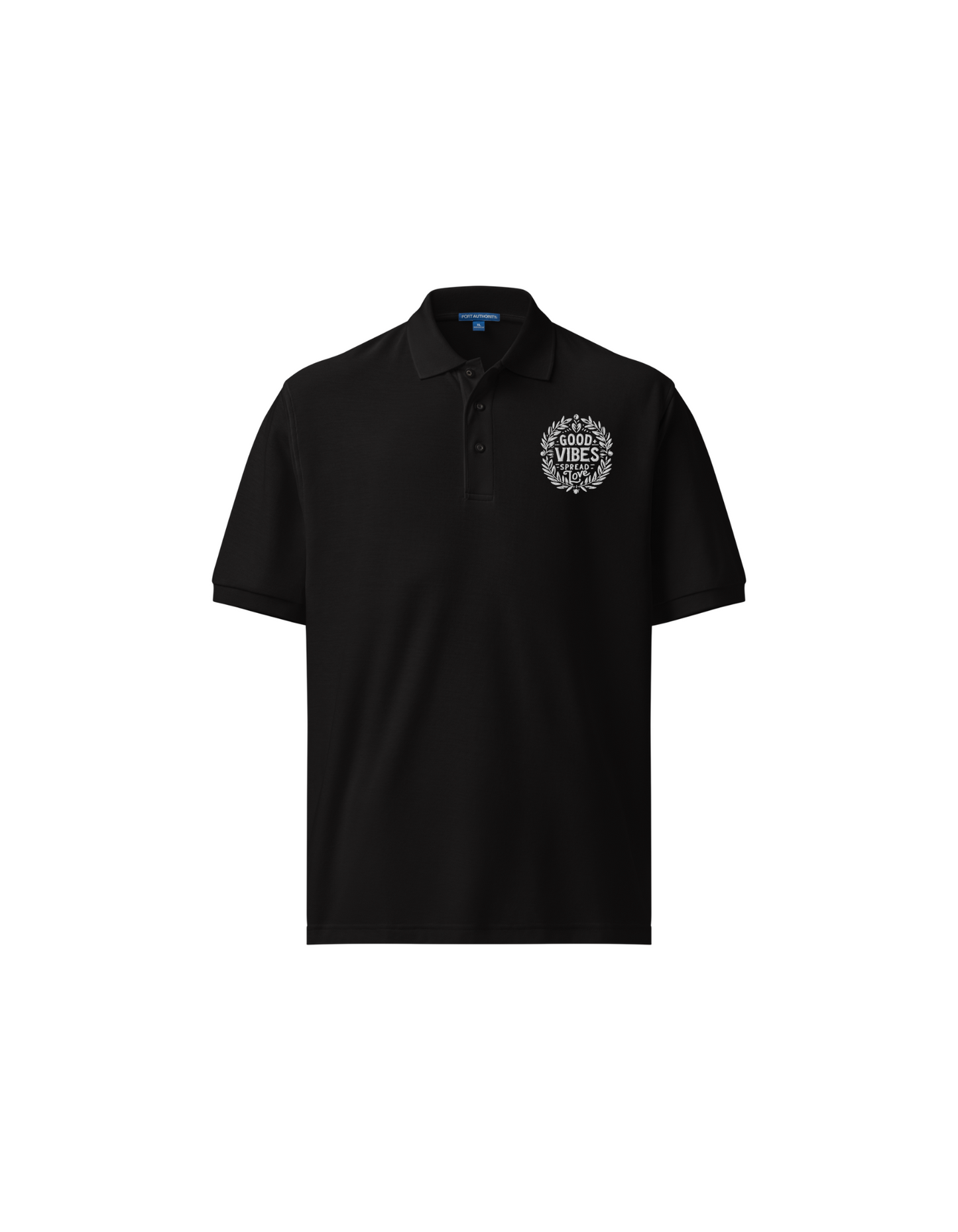 the 'Good Vibes Spread Love' polo!