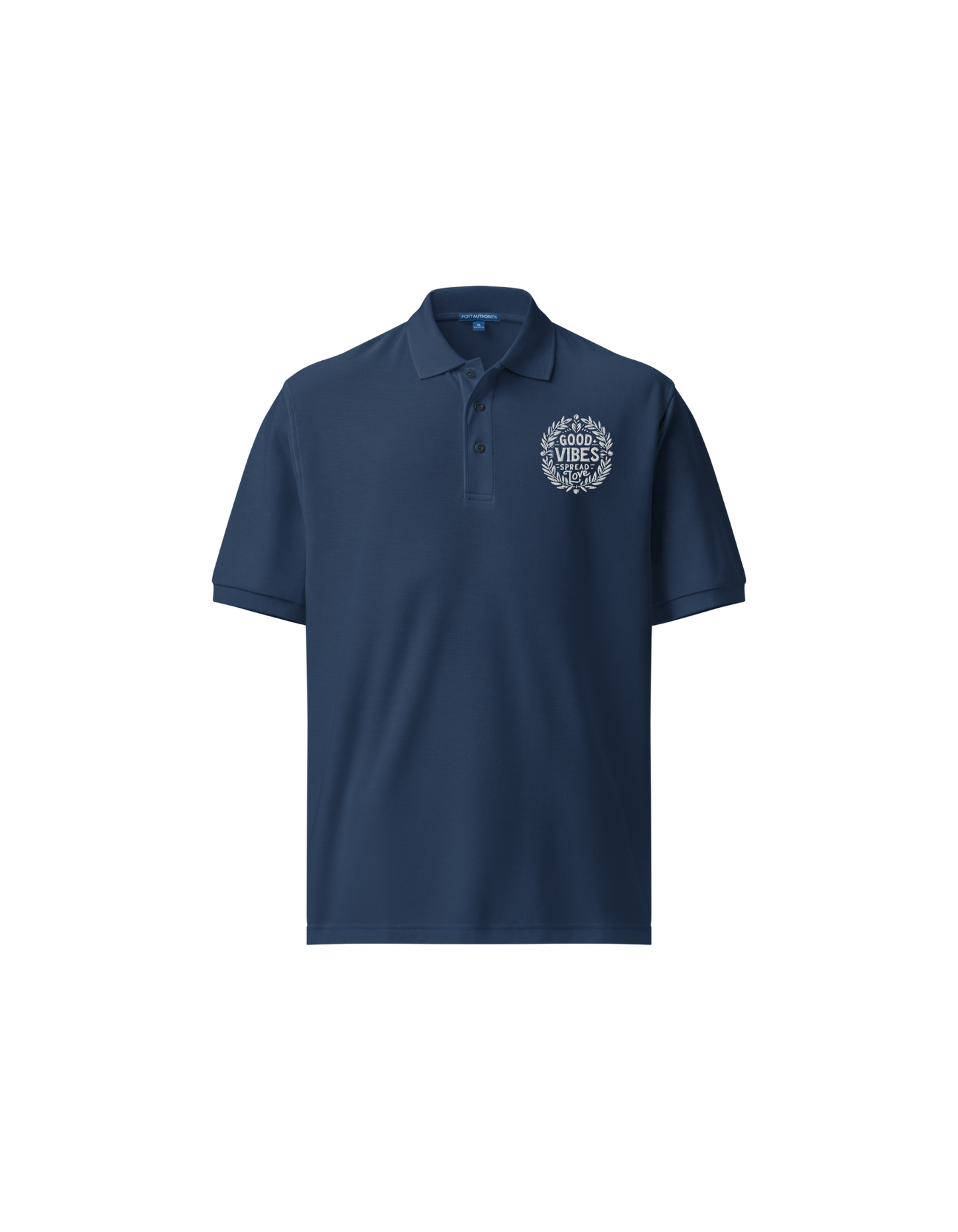 the 'Good Vibes Spread Love' polo!