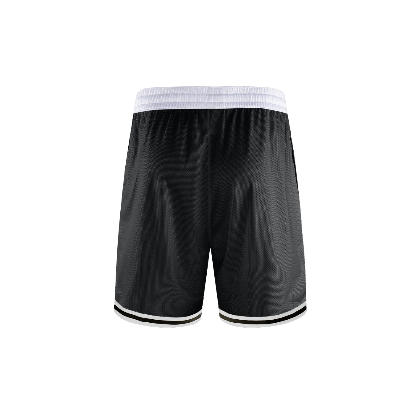 Black Mesh Athletic Shorts