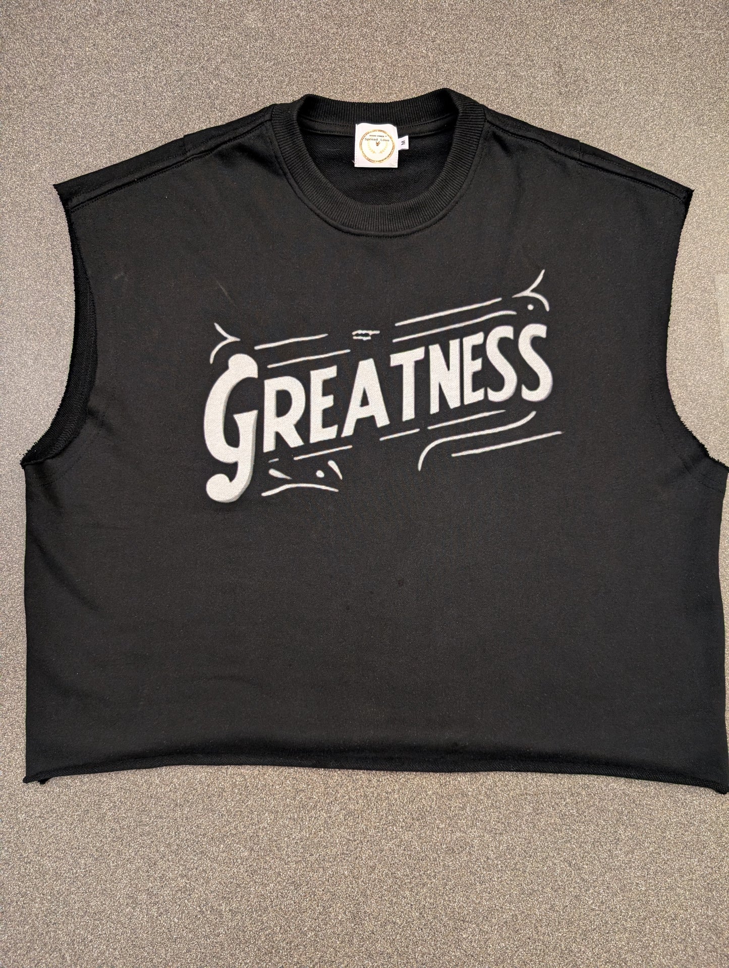 French Terry Boxy Fit Tank Top