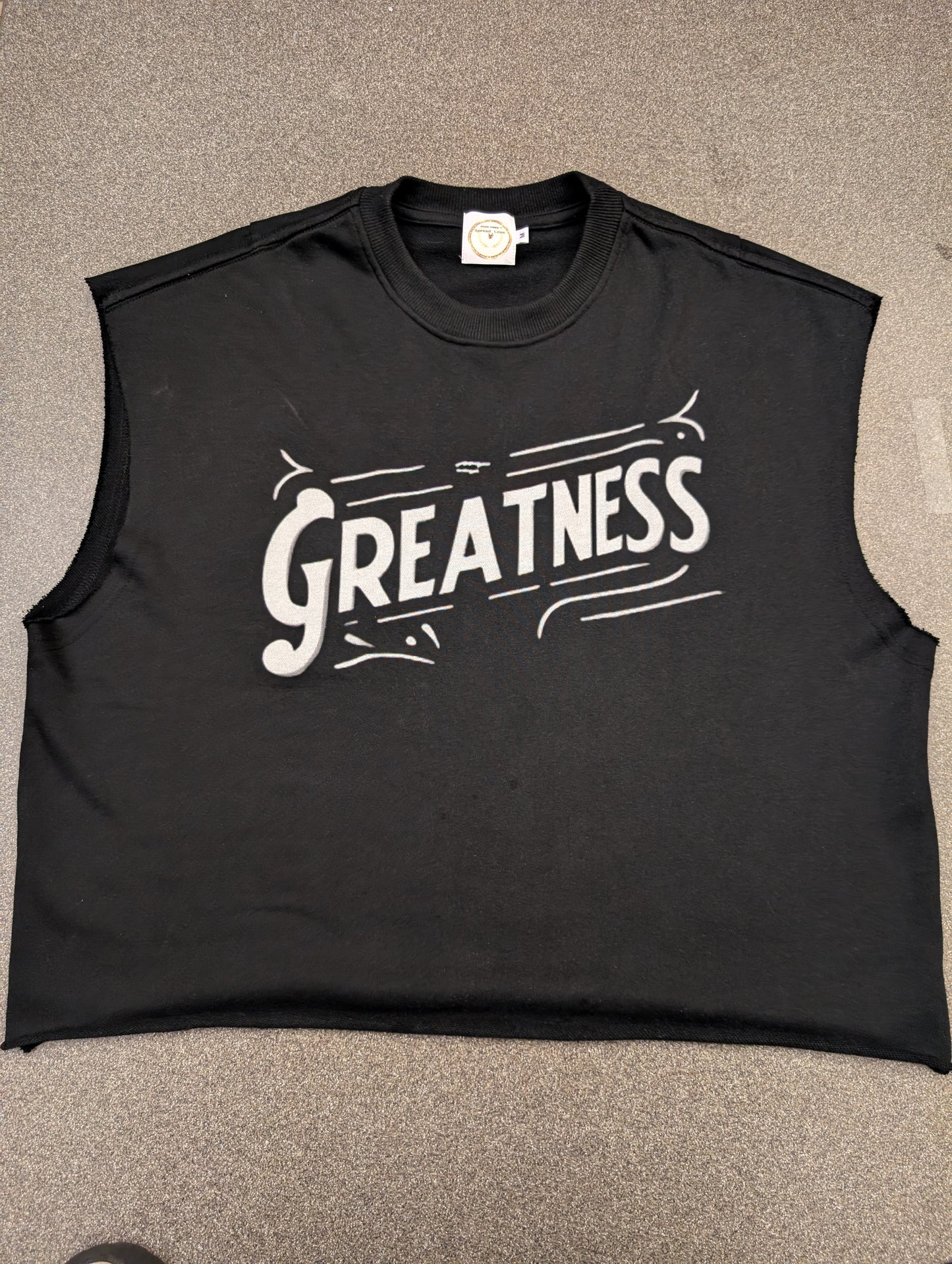 French Terry Boxy Fit Tank Top