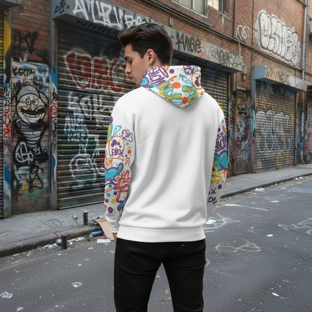 Graffiti Hoodie CHAMP Edition Good Vibes Spread Love