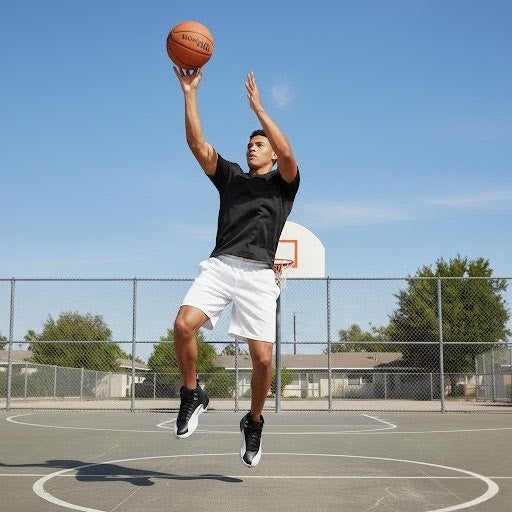 Mesh Drawstring Shorts