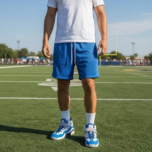 Mesh Drawstring Shorts