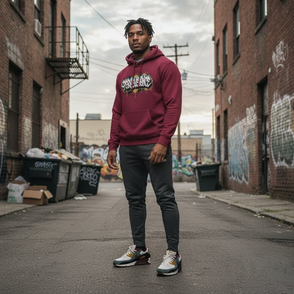 PERSEVERANCE graffiti hoodie
