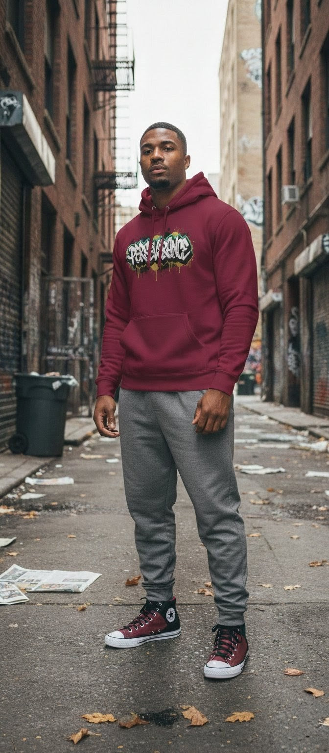 PERSEVERANCE graffiti hoodie