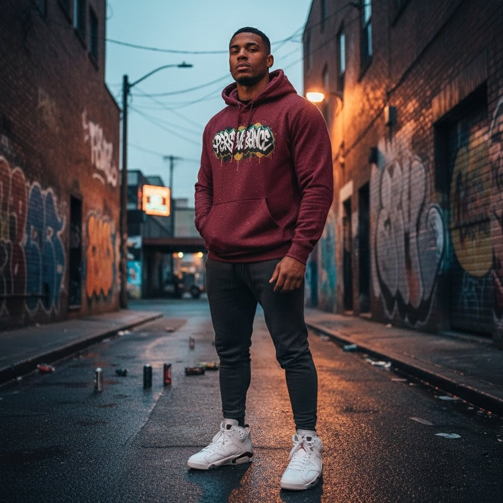 PERSEVERANCE graffiti hoodie