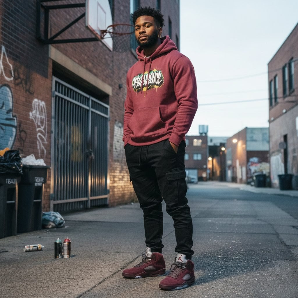 PERSEVERANCE graffiti hoodie