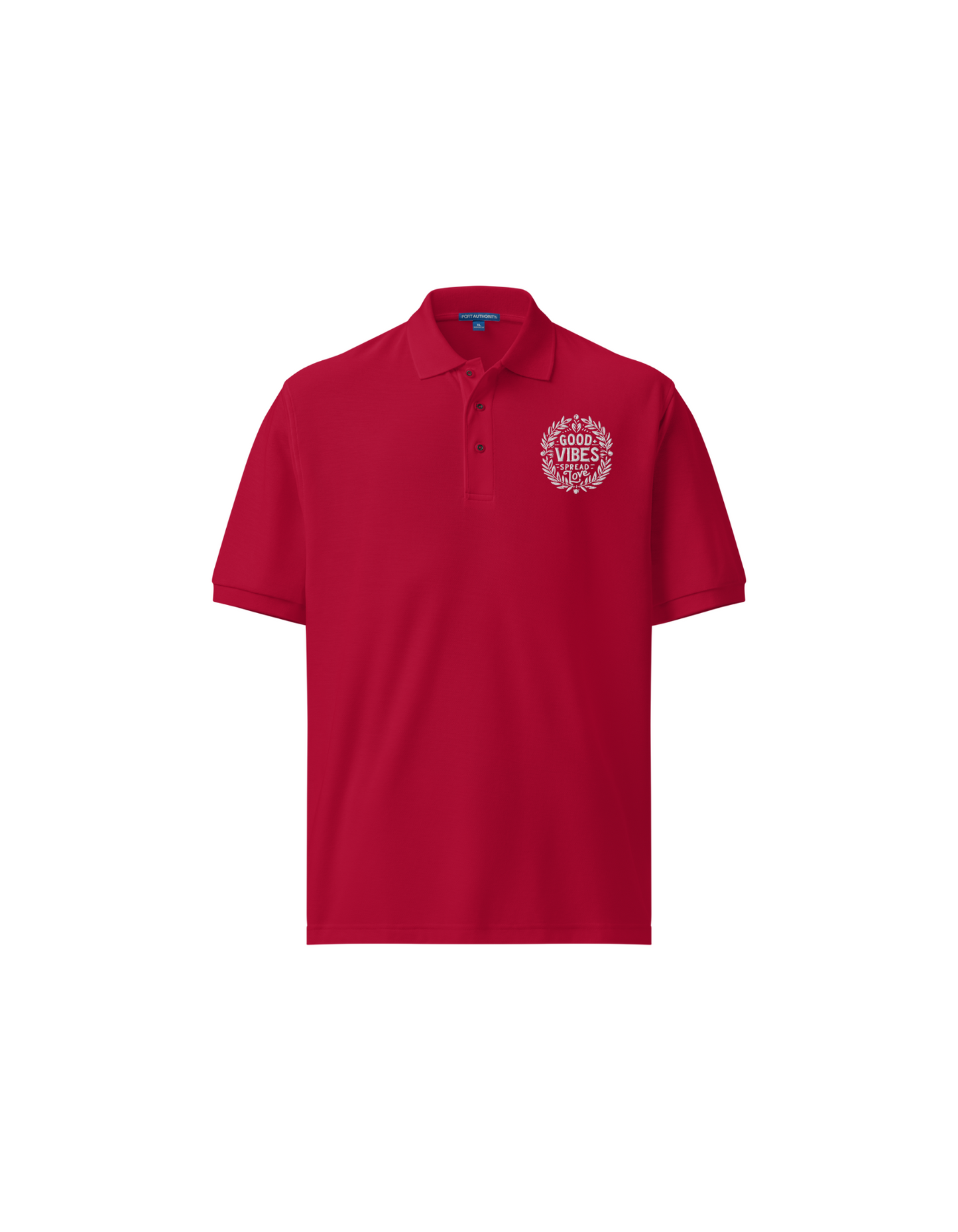 the 'Good Vibes Spread Love' polo!
