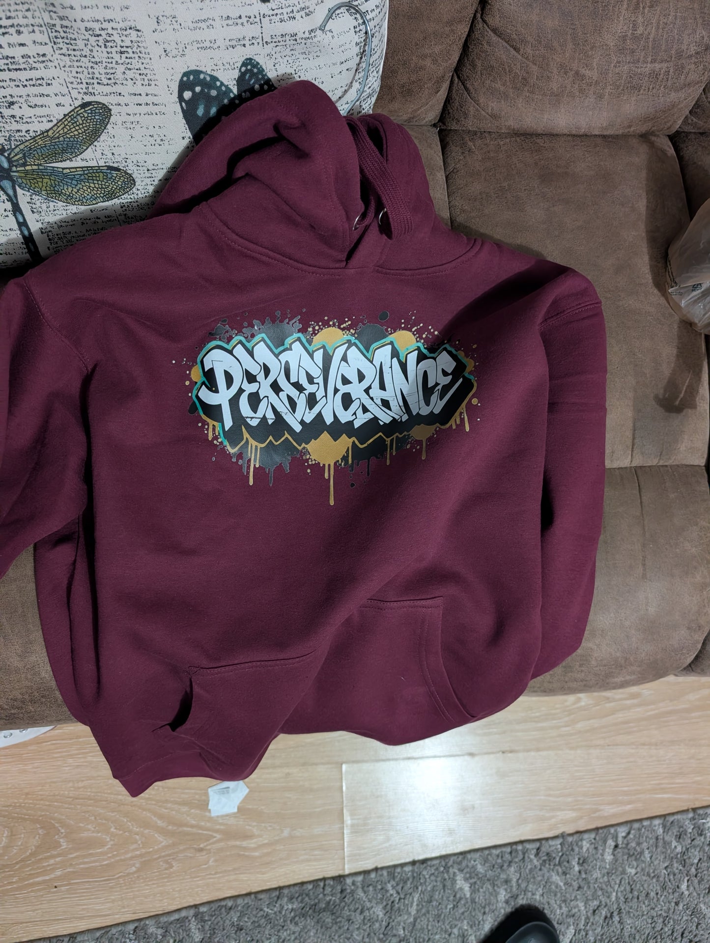 PERSEVERANCE graffiti hoodie