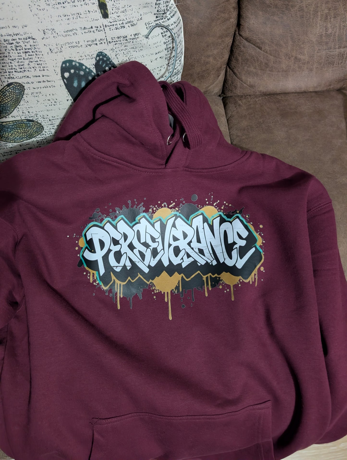 PERSEVERANCE graffiti hoodie