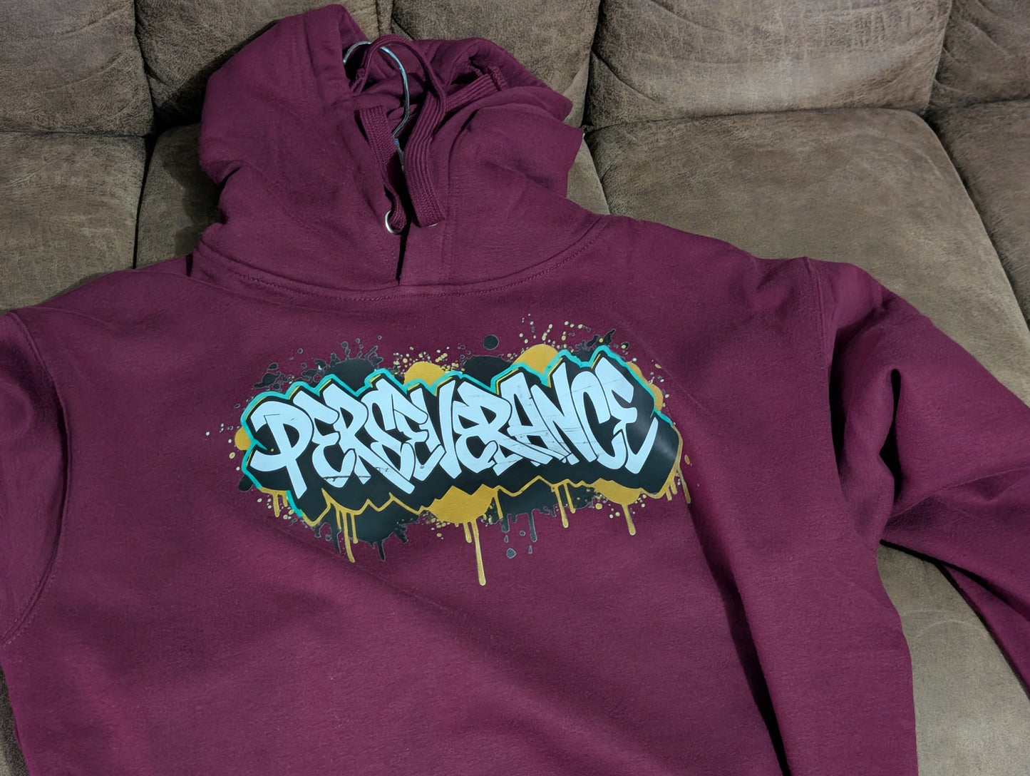 PERSEVERANCE graffiti hoodie