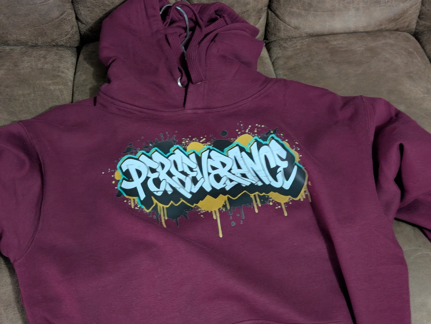 PERSEVERANCE graffiti hoodie
