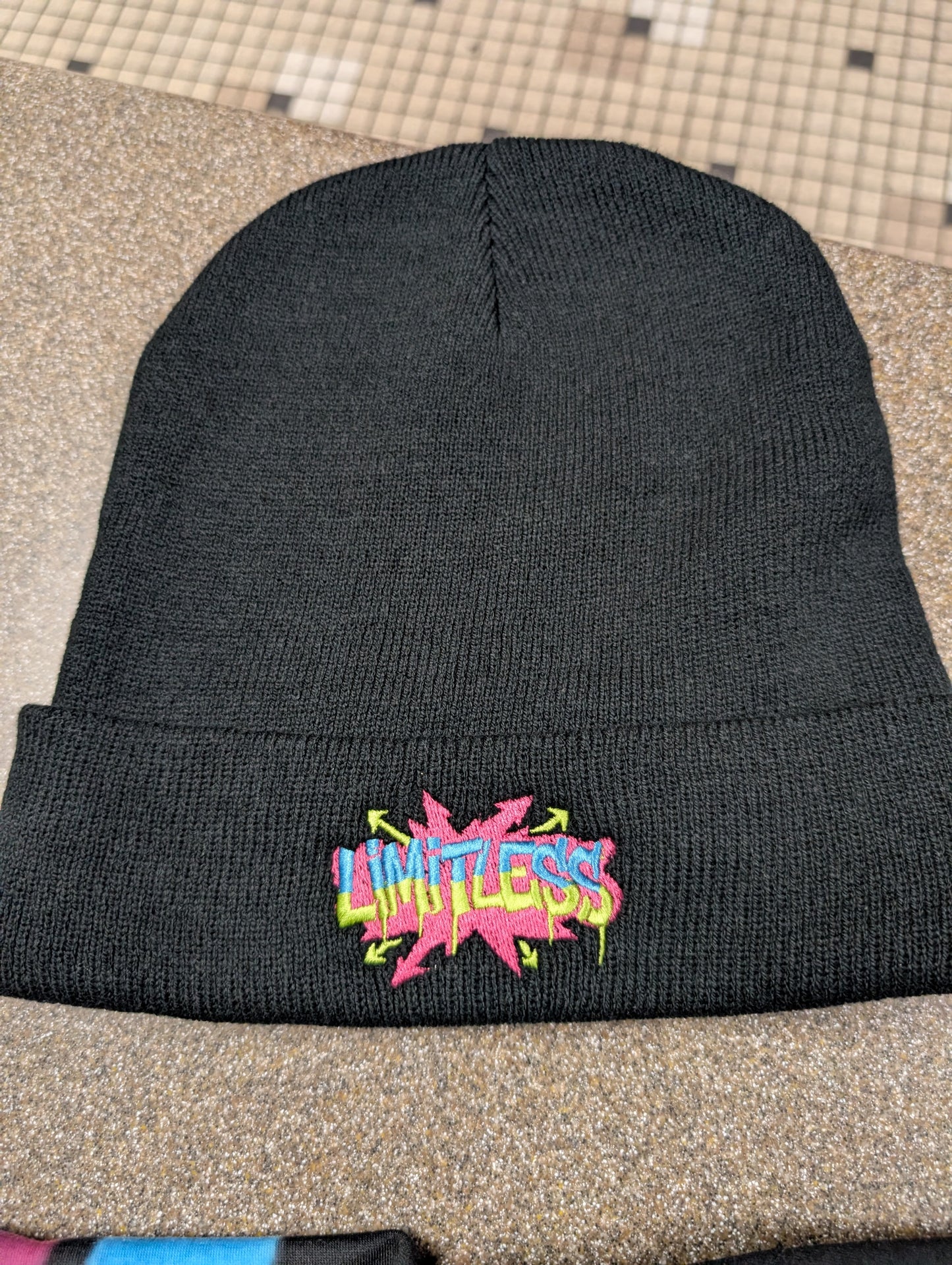 Limitless Neon Graffiti Beanie