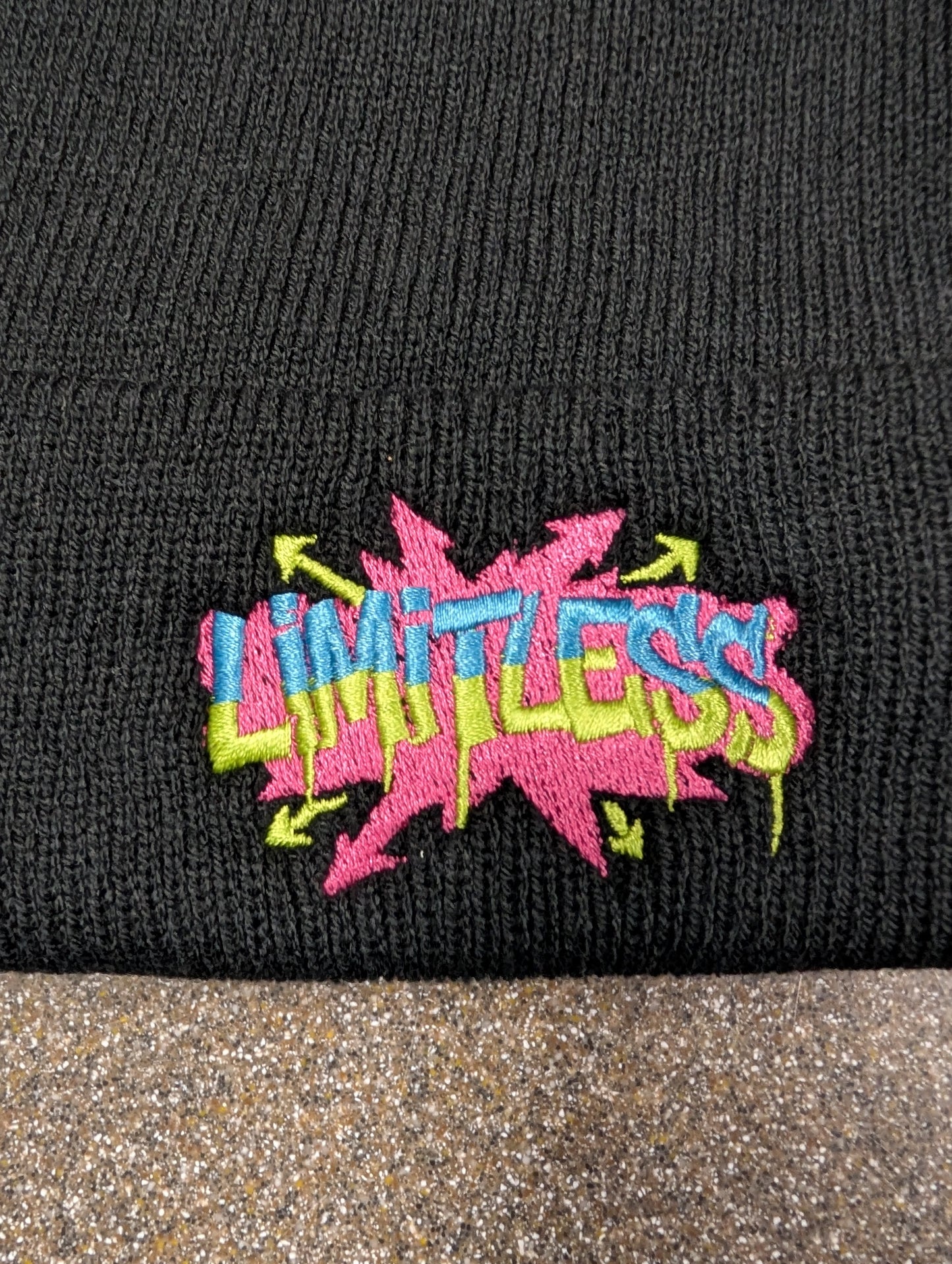 Limitless Neon Graffiti Beanie