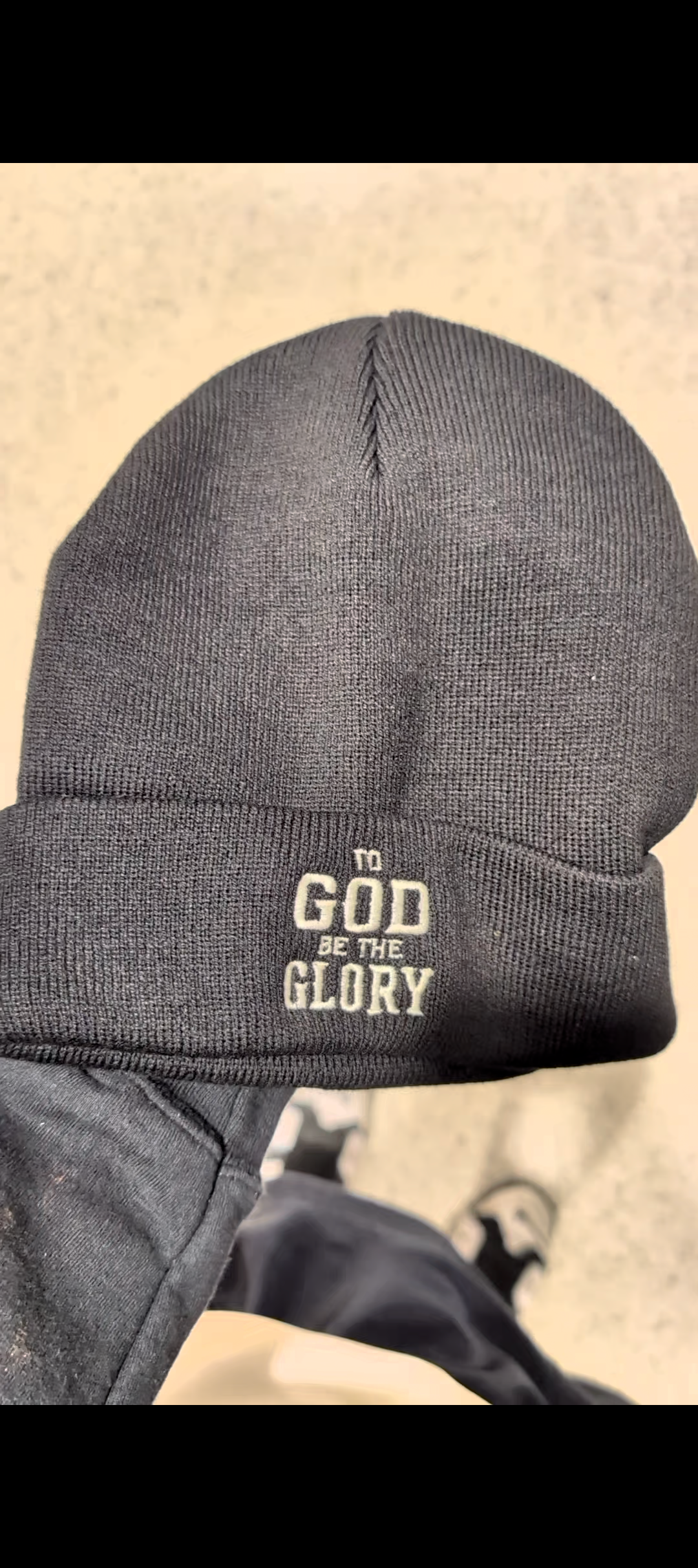 To God Be the Glory Beanie – Knit Hat