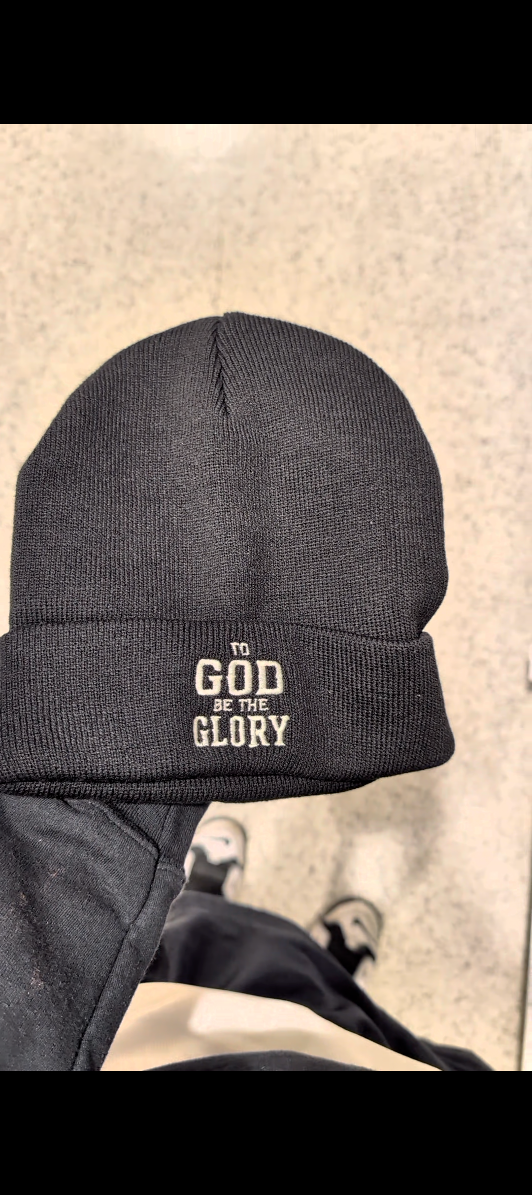 To God Be the Glory Beanie – Knit Hat