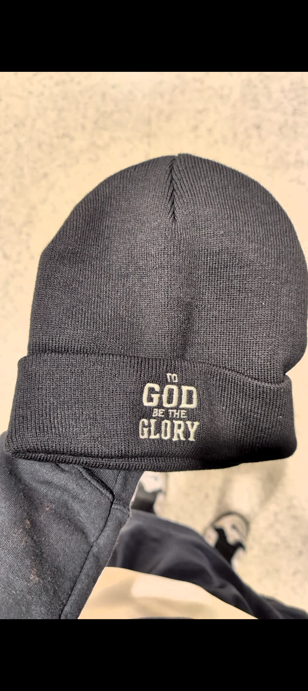 To God Be the Glory Beanie – Knit Hat