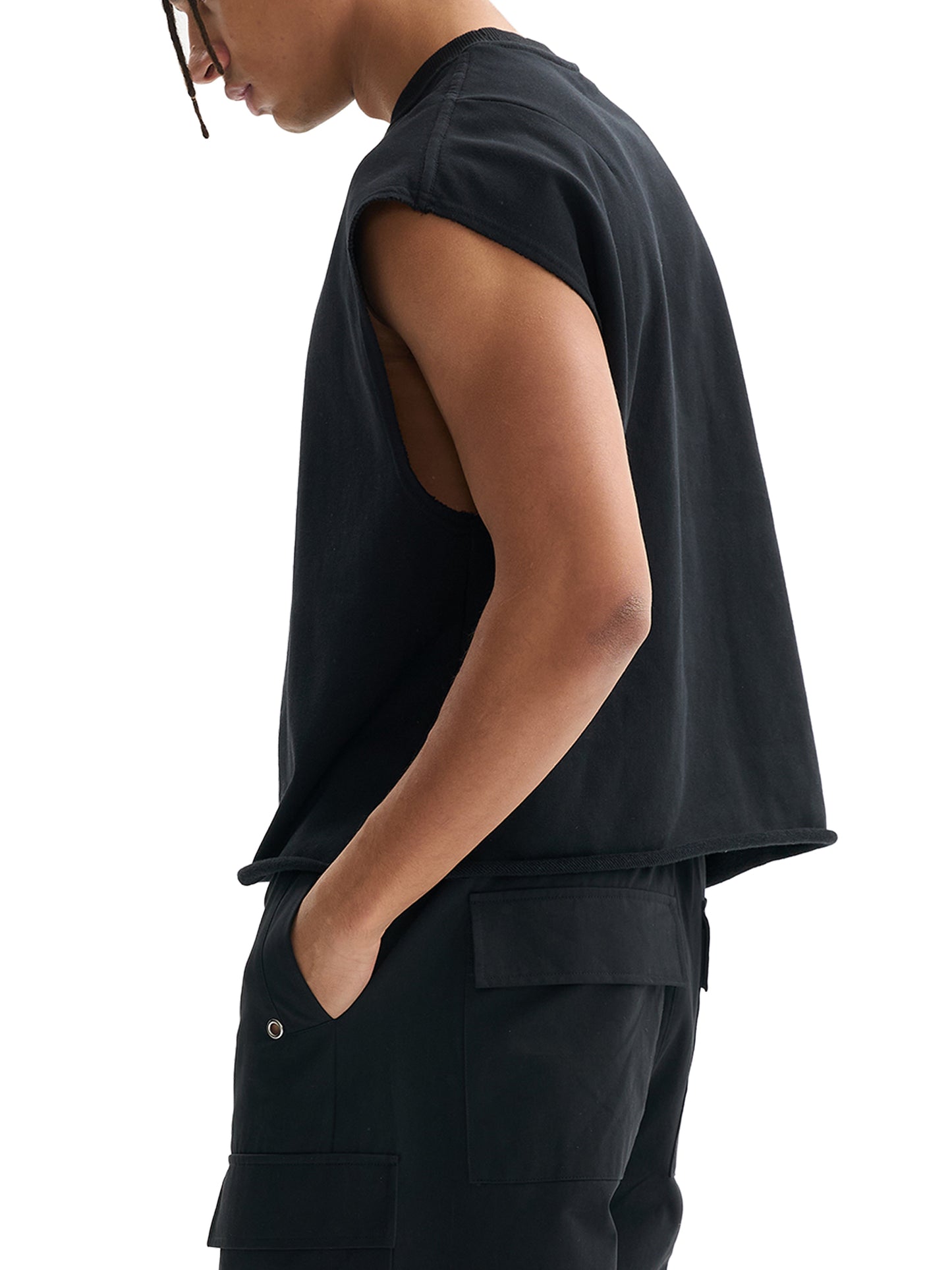 French Terry Boxy Fit Tank Top